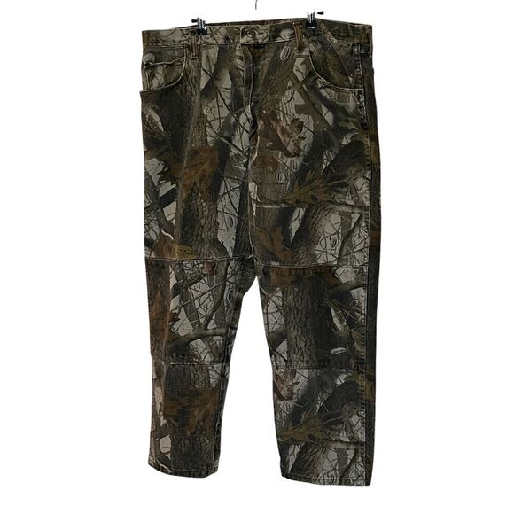 Wrangler Hunting Pants Men Size 42 x30 Realtree Hardwoods Camo Dubl. Knee - Picture 7 of 9